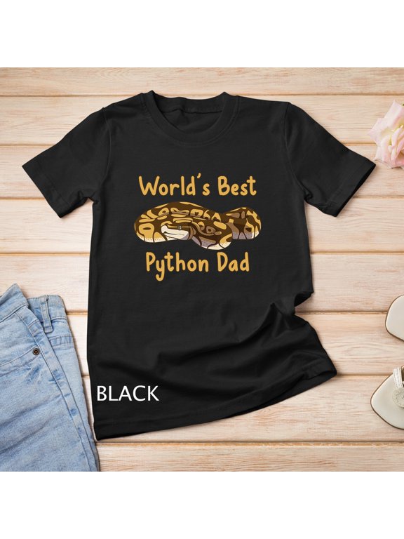 World's Best Python Dad snake owner T-Shirt Unisex T-shirt