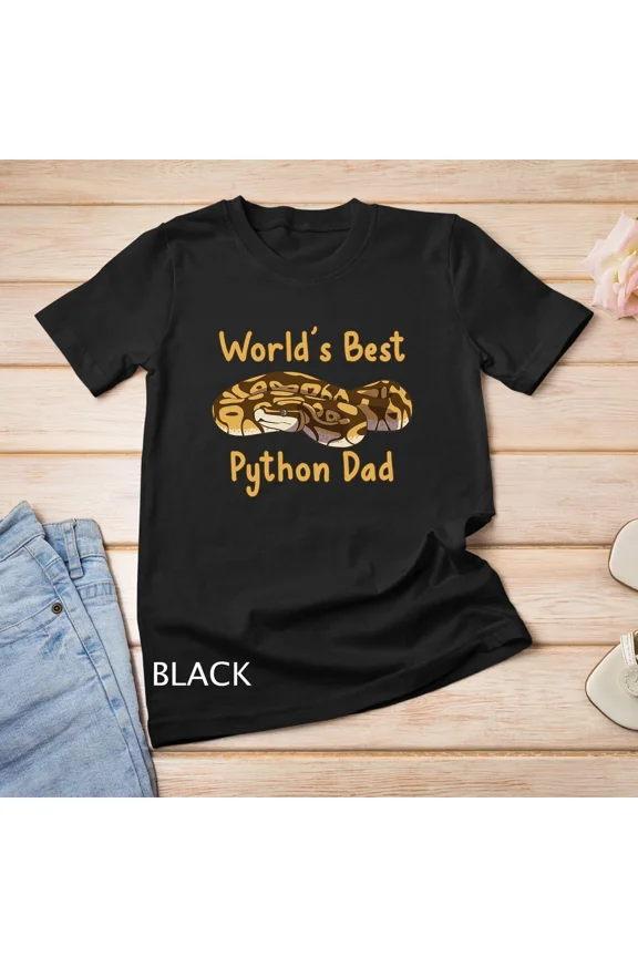 World's Best Python Dad snake owner Unisex Tshirt