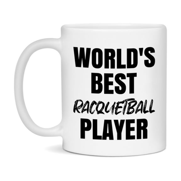 World's Best Racquetball Player Mug, Double-Sided 11Oz Or 15Oz Coffee Cup