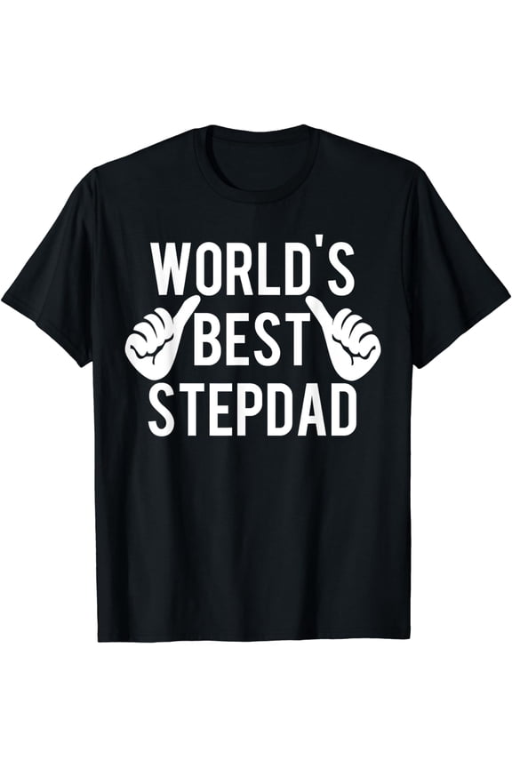 World's Best Step Dad T shirt - Great Father's Day gift idea
