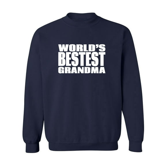 World's Bestest Grandma Crewneck Sweatshirt