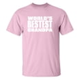 thumbnail image 1 of World's Bestest Grandpa Adult Short Sleeve T-shirt, 1 of 1