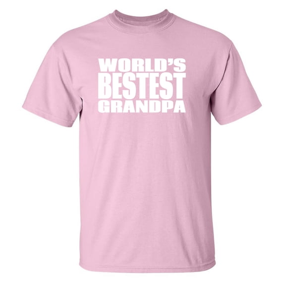 World's Bestest Grandpa Adult Short Sleeve T-shirt