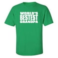 thumbnail image 1 of World's Bestest Grandpa Adult Short Sleeve T-shirt, 1 of 1