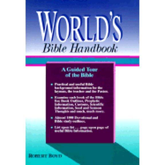Pre-Owned World's Bible Handbook, 9780529073112, 0529073110, Hardcover,