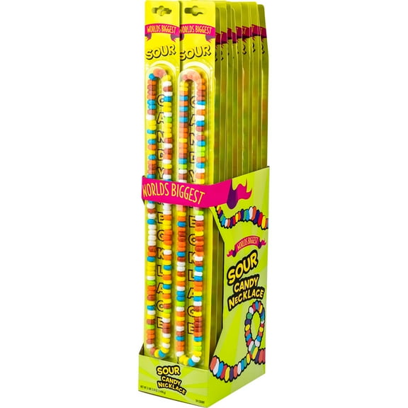World's Biggest Giant Candy Necklace SOUR 24 Piece