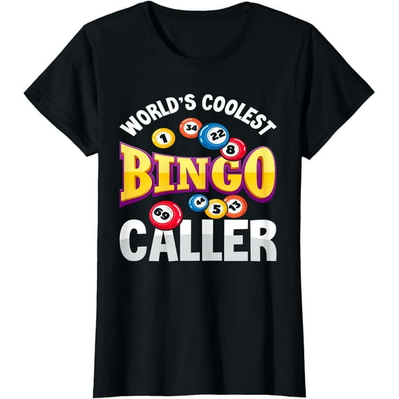 World's Coolest Bingo Caller - Funny Bingo Player Gift T-Shirt