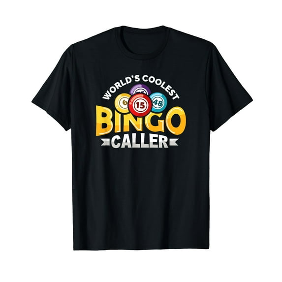 World's Coolest Bingo Caller Lucky Bingo Player T-Shirt