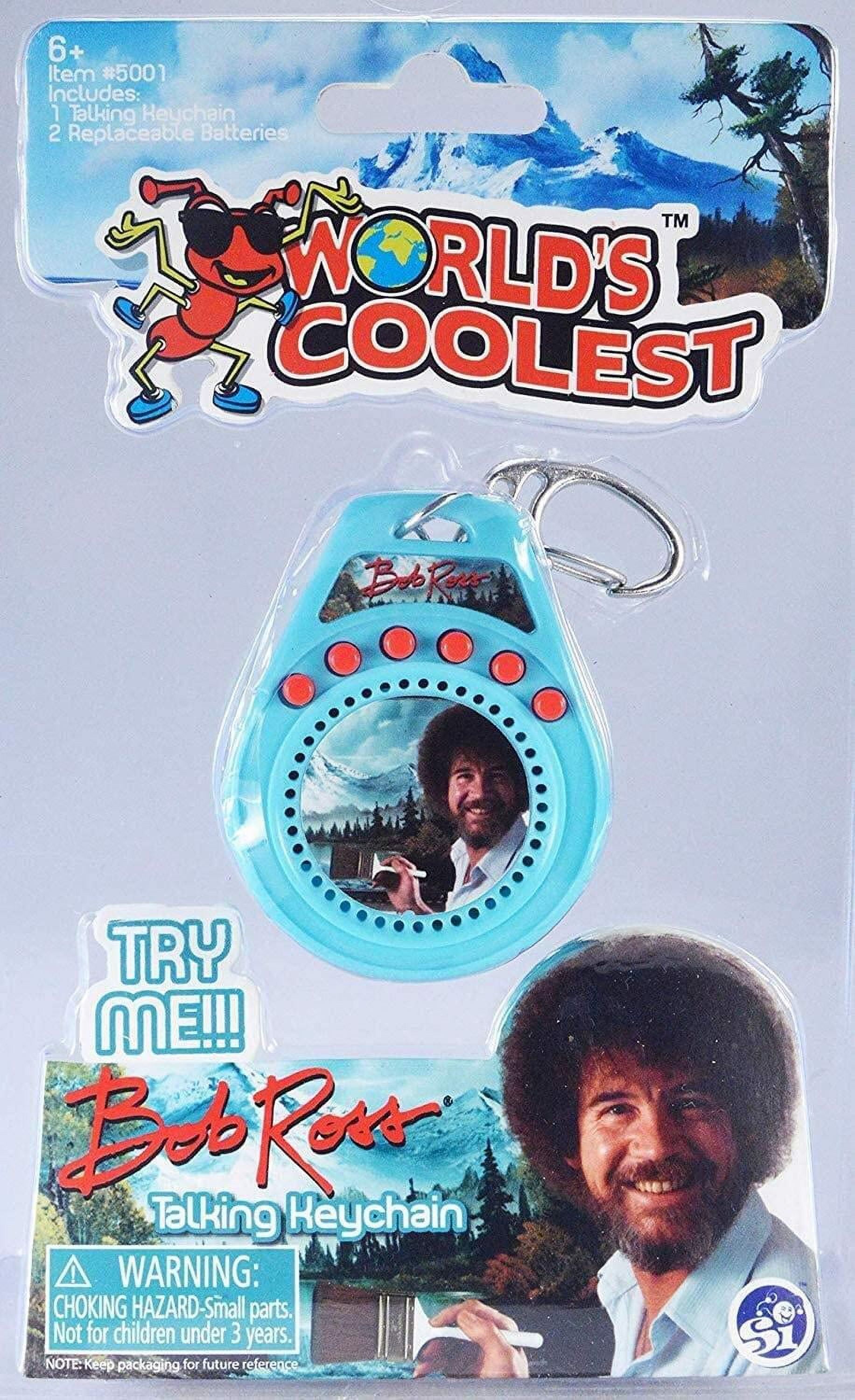World's Coolest Bob Ross Talking Keychain - Walmart.com