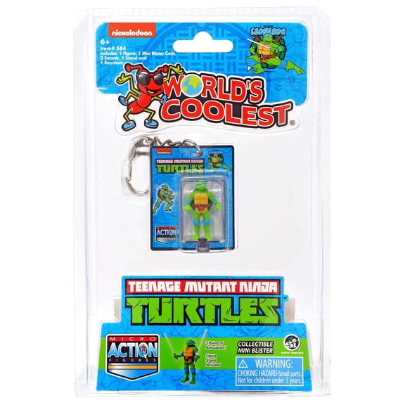 World's Coolest Teenage Mutant Ninja Turtles Leonardo Micro Figure