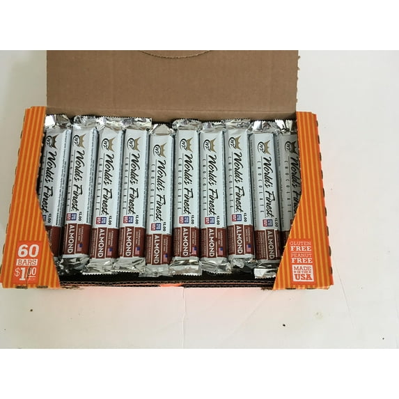 World's Finest Chocolate CHOCOLATE_CANDY (Flavor:Almond; Size:1 Count (Pack of 30);)