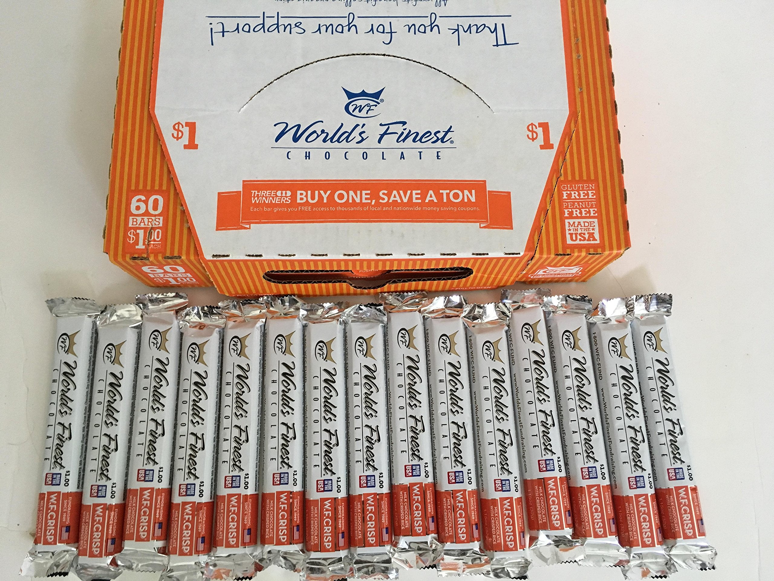 World's Finest Chocolate CHOCOLATE_CANDY (Flavor:Milk Chocolate; Size ...