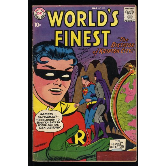 World's Finest Comics #100 FN- 5.5 Comic Book