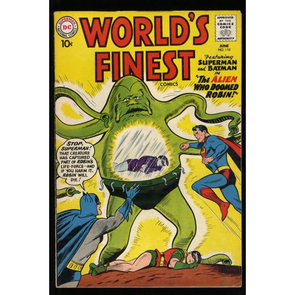 World's Finest Comics #110 VF- 7.5 Comic Book