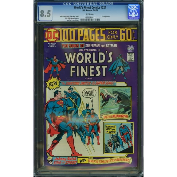 World's Finest Comics #224 - CGC 8.5 Comic Book