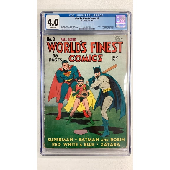 World's Finest Comics #3 - CGC 4 Comic Book