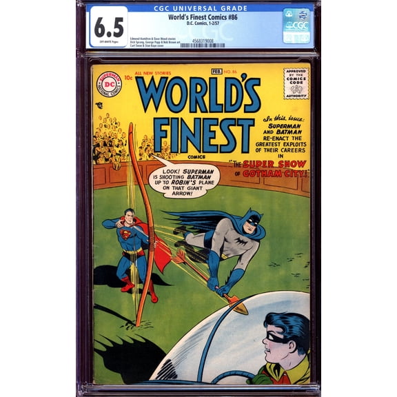 World's Finest Comics #86 - CGC 6.5 Comic Book