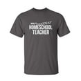thumbnail image 1 of World's Goodest Homeschool Teacher Funny Saying Hilarious Graphic Tees For Christmas Anniversary Birthday Gift Premium T Shirt Adult Humor Sarcastic Novelty Tshirt, 1 of 5