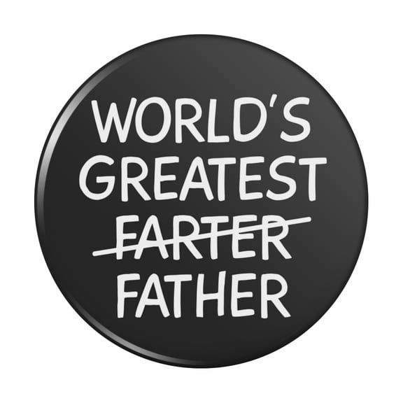 World's Great Farter Father Kitchen Refrigerator Locker Button Magnet