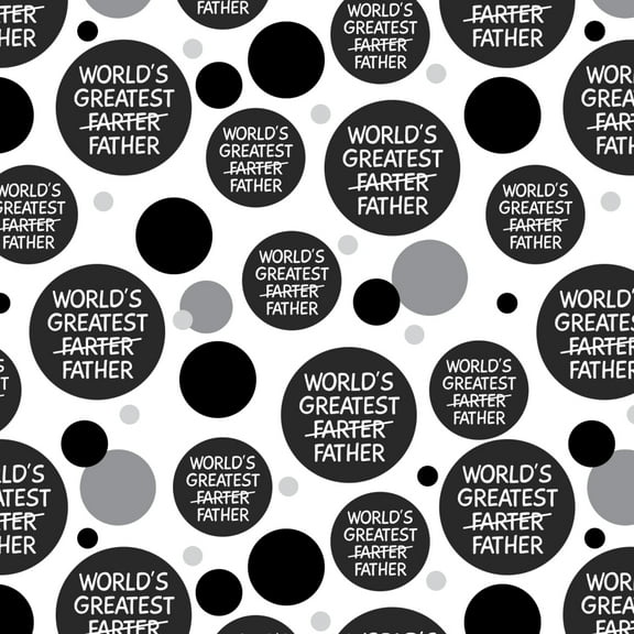 World's Great Farter Father Premium Gift Wrap Wrapping Paper Roll