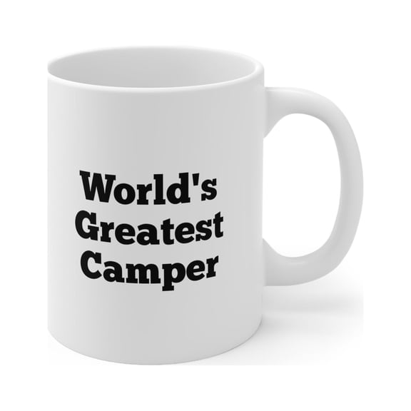 World's Greatest Camper, Camper Coffee Mug, Camping Gift, Love Camping