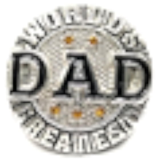 World's Greatest Dad Championship Ring - 70g Alloy, Size 11, "Endless Love" & "#1 Hero"  - Perfect Father's Day/Birthday / Xmas Gift With Display Case