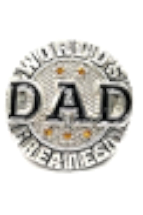 World's Greatest Dad Championship Ring - 70g Alloy, Size 11, "Endless Love" & "#1 Hero" - Perfect Father's Day/Birthday / Xmas Gift With Display Case