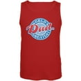 thumbnail image 1 of World's Greatest Dad Circle Mens Tank Top Red X-LG, 1 of 1