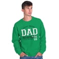 thumbnail image 1 of Fathers Day World's Greatest Dad No 1 Men's Crewneck Sweatshirt Brisco Brands X, 1 of 7