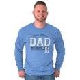 thumbnail image 1 of Fathers Day World's Greatest Dad No 1 Men's Long Sleeve Tee T Shirt Brisco Brands 2X, 1 of 6