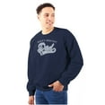 thumbnail image 1 of World's Greatest Dad Number 1 Father Men's Big & Tall Crewneck Sweatshirt Brisco Brands 2X, 1 of 5