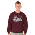 thumbnail image 1 of World's Greatest Dad Number 1 Father Men's Crewneck Sweatshirt Brisco Brands 2X, 1 of 6