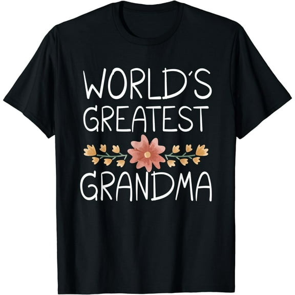 World's Greatest Grandma Best Grandmother Mother's Day Love T-Shirt