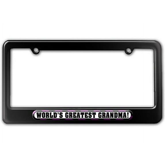 World's Greatest Grandma License Plate Frame - No. 1