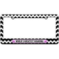 thumbnail image 1 of World's Greatest Grandma License Plate Tag Frame, Multiple Colors, 1 of 1