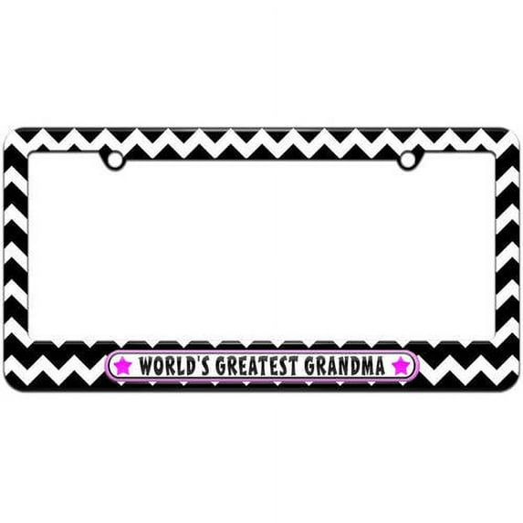 World's Greatest Grandma License Plate Tag Frame, Multiple Colors