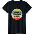 thumbnail image 1 of World's Greatest Lesbian T-Shirt Pride Month Gift, 1 of 3