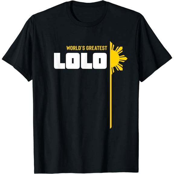 World's Greatest Lolo T-Shirt - Filipino Grandpa T Shirt