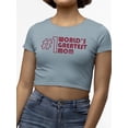thumbnail image 1 of World's Greatest Mom Crop Tee Women's, 1 of 4