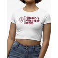 thumbnail image 1 of World's Greatest Mom Crop Tee Women's, 1 of 4