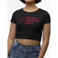 thumbnail image 1 of World's Greatest Mom Crop Tee Women's, 1 of 4