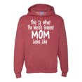 thumbnail image 1 of World's Greatest Mom Looks Like Mother's Day Unisex Graphic Hoodie Sweatshirt, Vintage Heather Red, Medium, 1 of 3