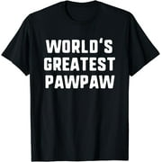 World's Greatest PawPaw Funny Family Paw-Paw T-Shirt