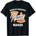 thumbnail image 1 of World's Greatest Pizza Maker Baker - Funny Pizza Lover T-Shirt, 1 of 5