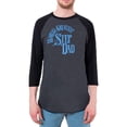 thumbnail image 1 of World's Greatest Step Dad Mens Raglan T Shirt Heather Black-Black X-LG, 1 of 1