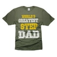thumbnail image 1 of World's Greatest Step Dad Shirt Bonus Dad T Shirt Father's Day Gift Tee Stepfather Shirt (XX-Large Military Green), 1 of 6