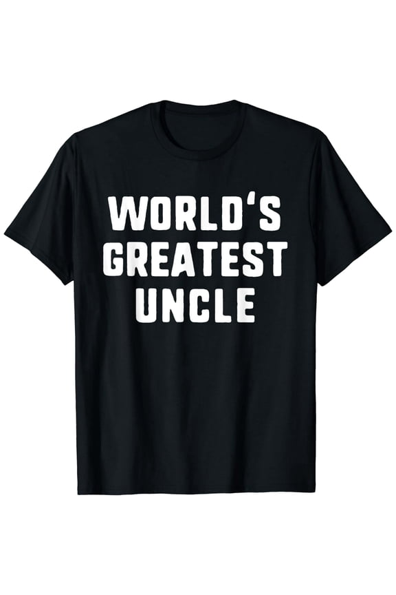 World's Greatest Uncle Funny Family T-Shirt