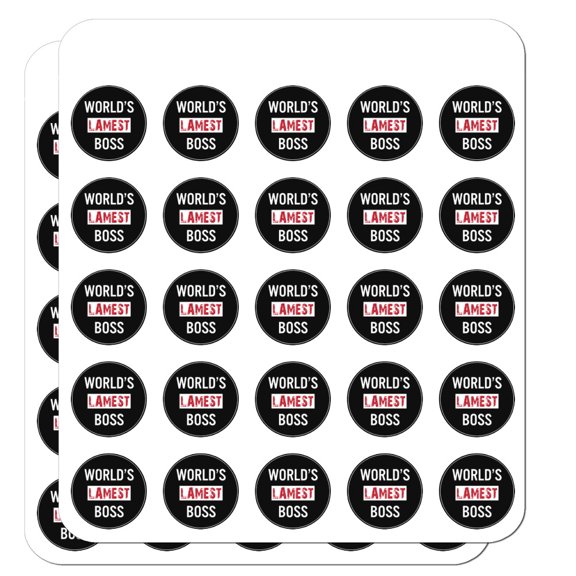 World's Lamest Boss Planner Calendar Scrapbooking Crafting Stickers