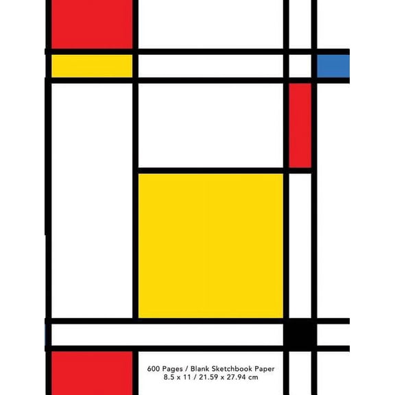 World's Largest Sketch Book The World's Largest Sketchbook: Neoplasticism Abstract Art Draw, Doodle, or Sketch, Book 1, (Paperback)