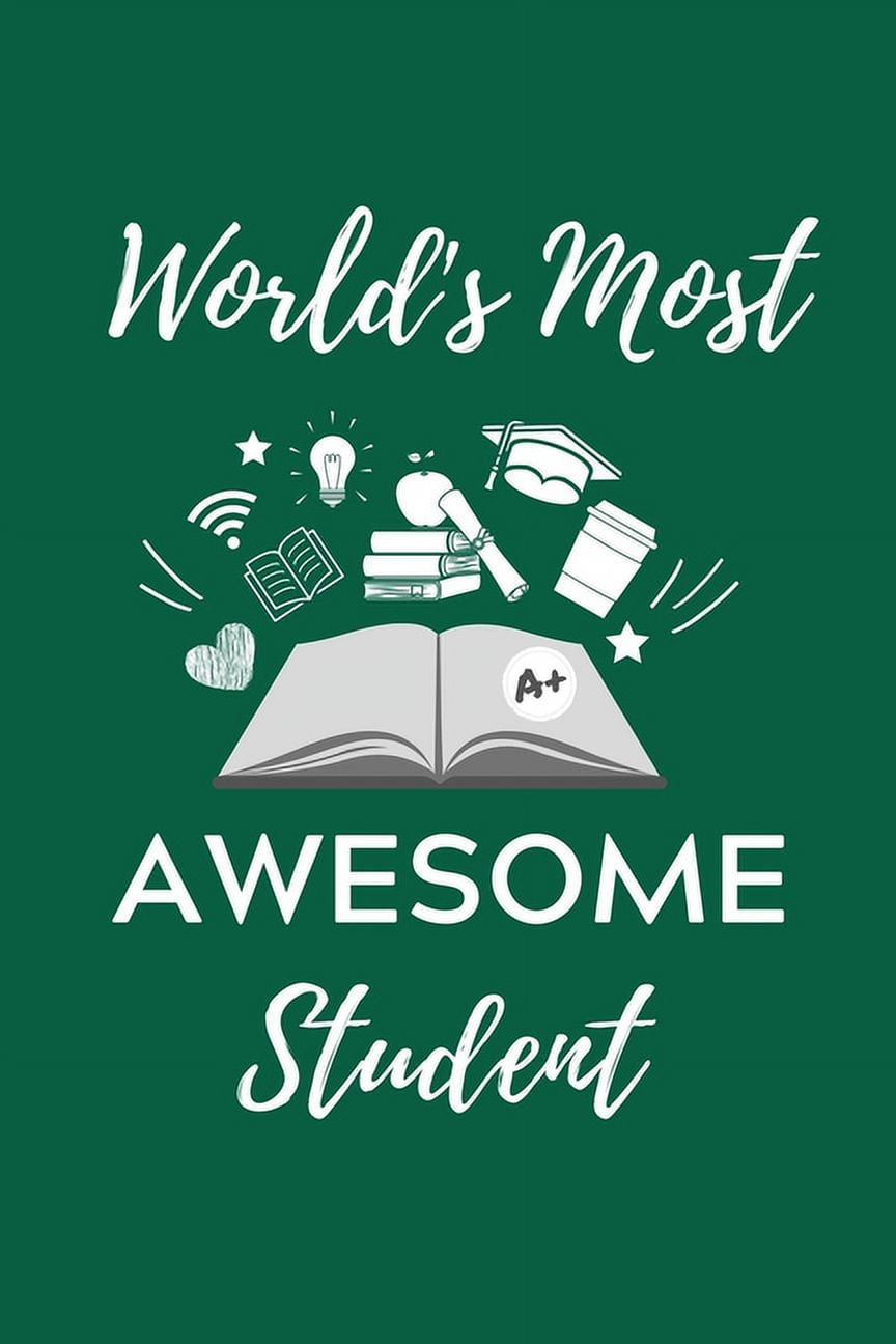 World's Most Awesome Student A5 Geschenkbuch 52 WOCHENKALENDER zum